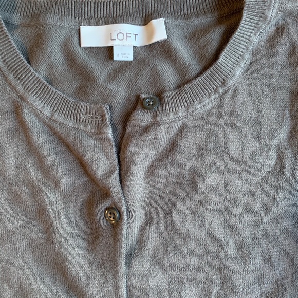 Olive Button-Down Cardigan - Picture 2 of 6